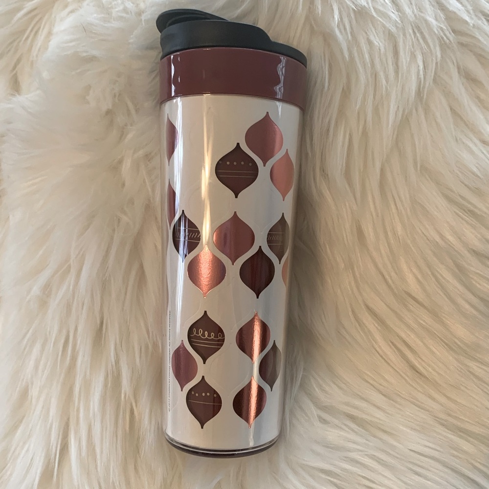 New Starbucks Holiday travel mug plastic tumbler